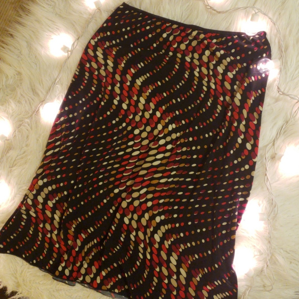 Wrapper Flowy Circle Design Skirt